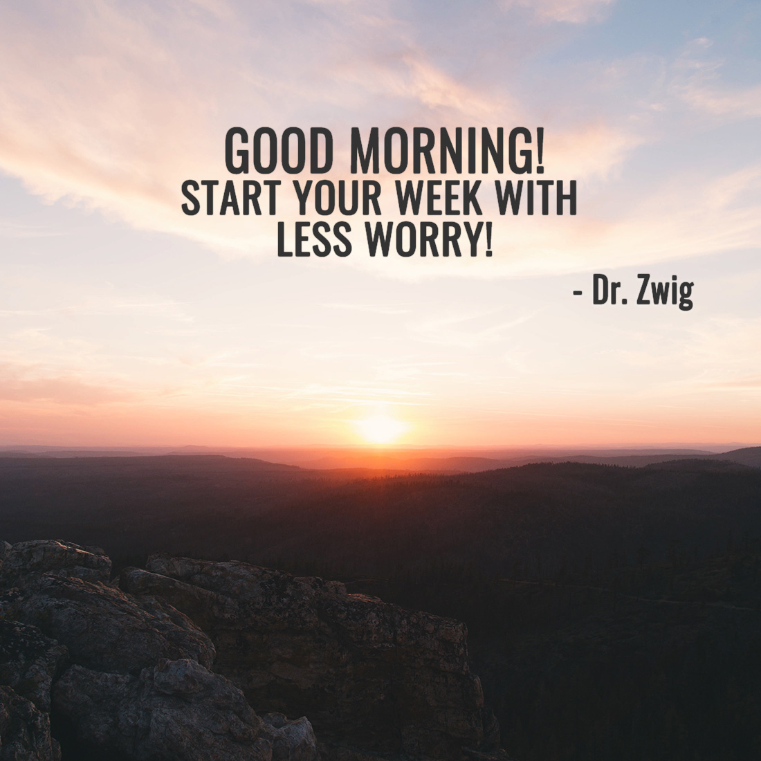 Start your week with less worry!