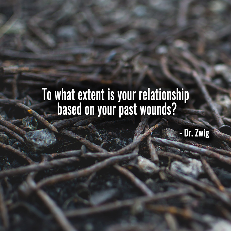 To what extent is your relationship based on your past wounds?
