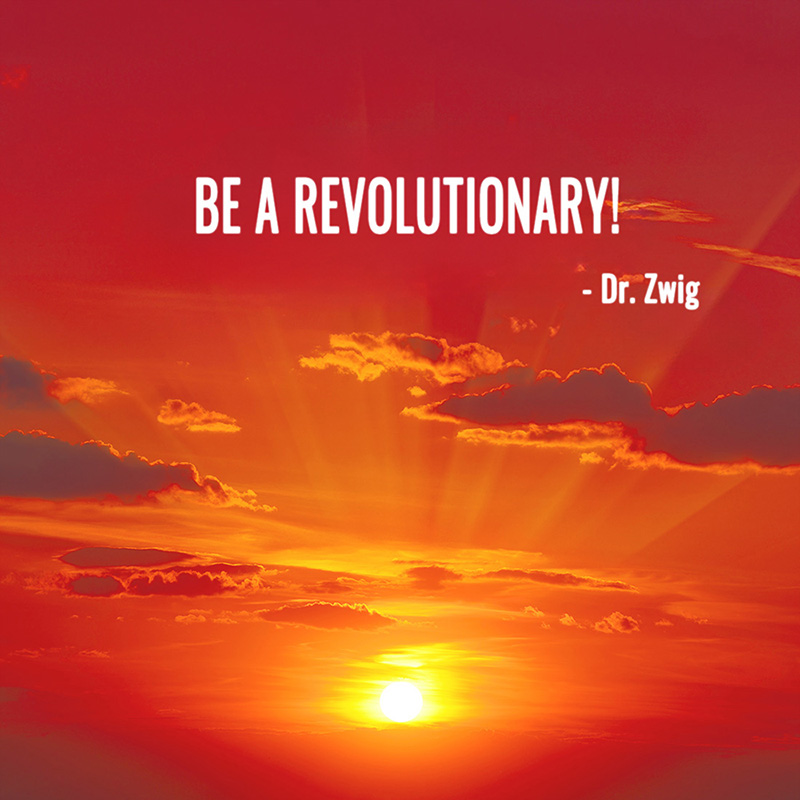 Be A Revolutionary! by Dr. Zwig